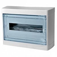 Распределительный шкаф Nedbox, 8 мод., IP41, навесной, пластик, прозрачная дверь, с клеммами |  код. 601245 |   Legrand